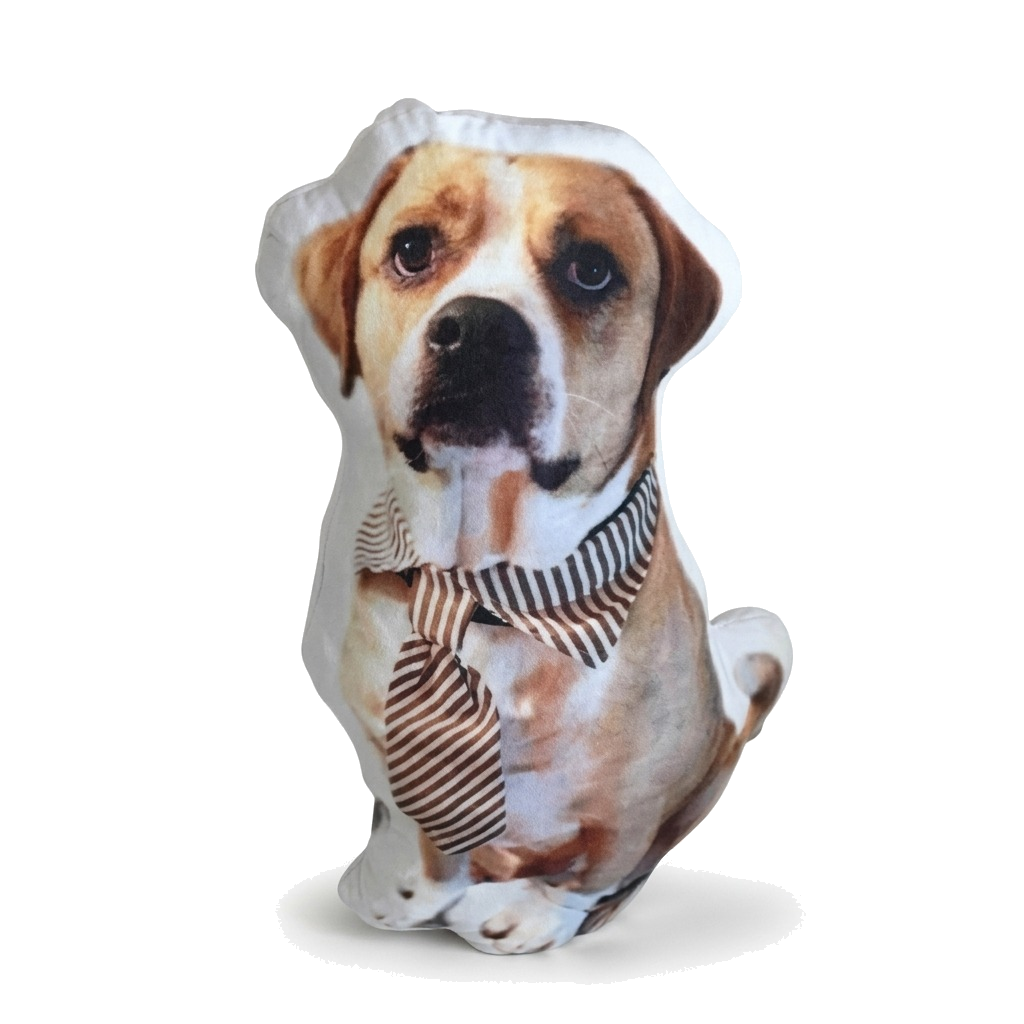 Coussin personnalisé Chien découpé à la silhouette