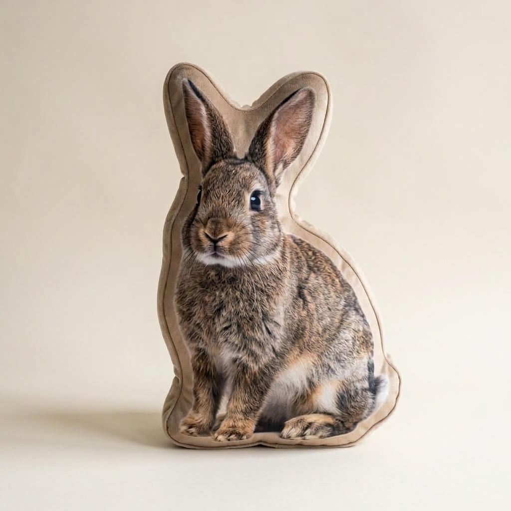 Coussin Personnalisé Lapin